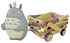 Studio Ghibli My Neighbor Totoro Wheelbarrow Planter Retired Rare Collectable