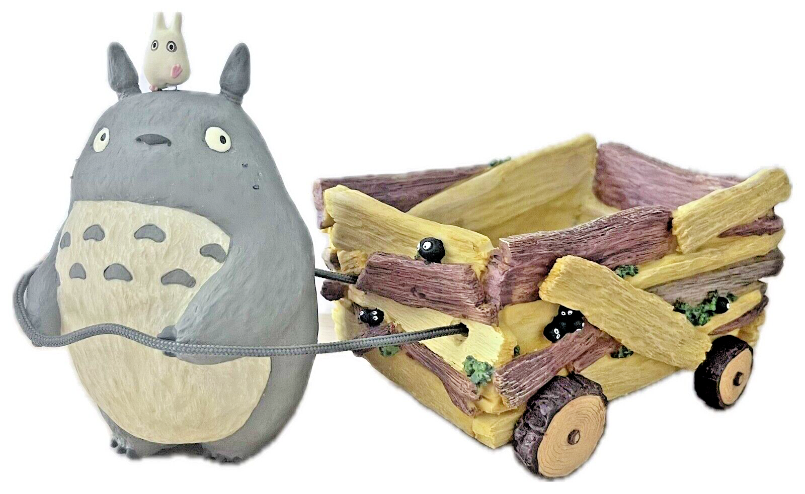 Studio Ghibli My Neighbor Totoro Wheelbarrow Planter Retired Rare Collectable