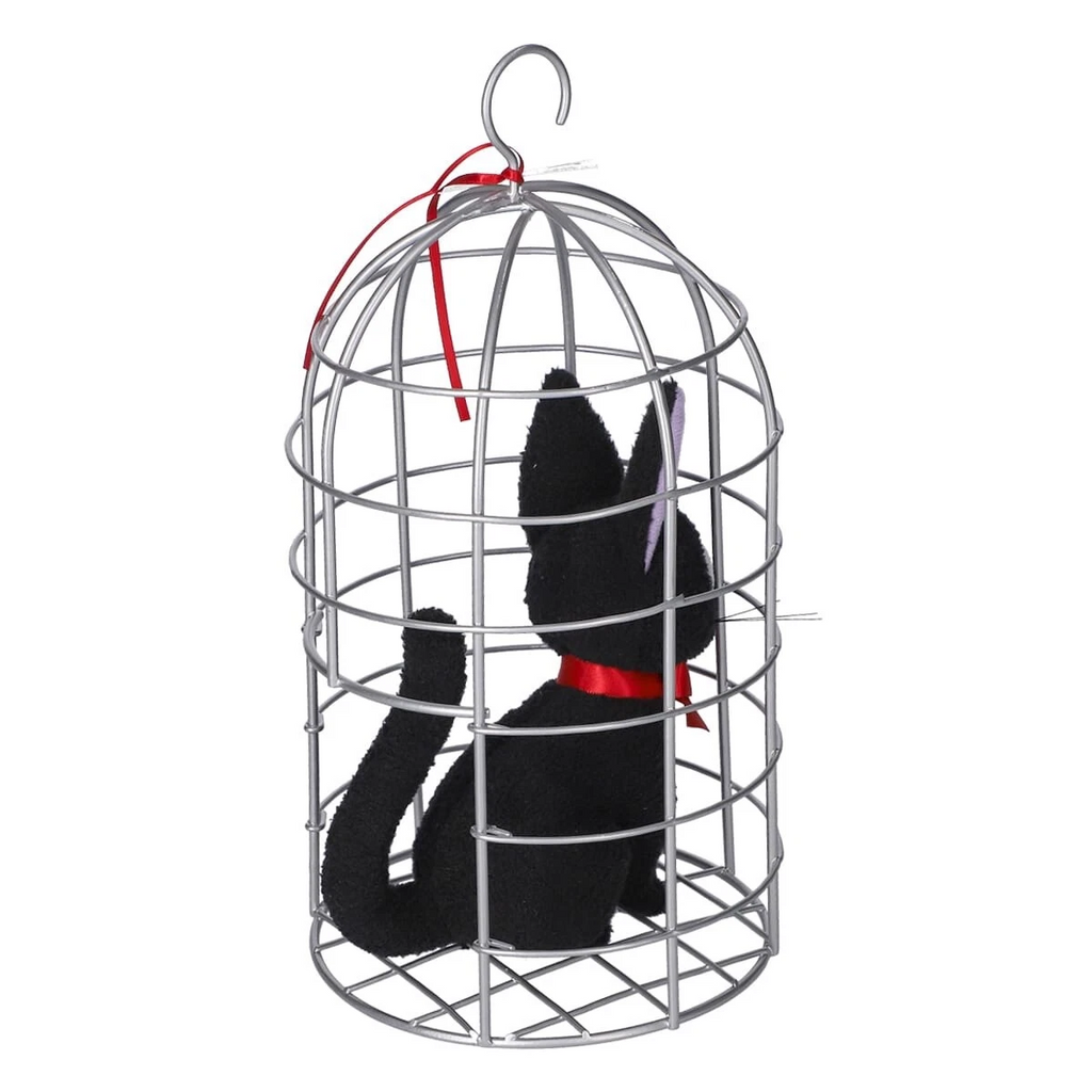 Studio Ghibli Kiki’s Delivery Service Plush Gigi in Basket M Size Official Japan