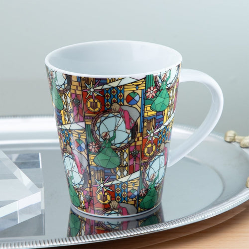 Donguri Closet Studio Ghibli Howl’s Moving Castle Stained Glass Art Mug Japan