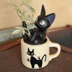 Studio Ghibli Kiki’s Delivery Service Jiji Flower Vase Mischievous Jiji in Mug