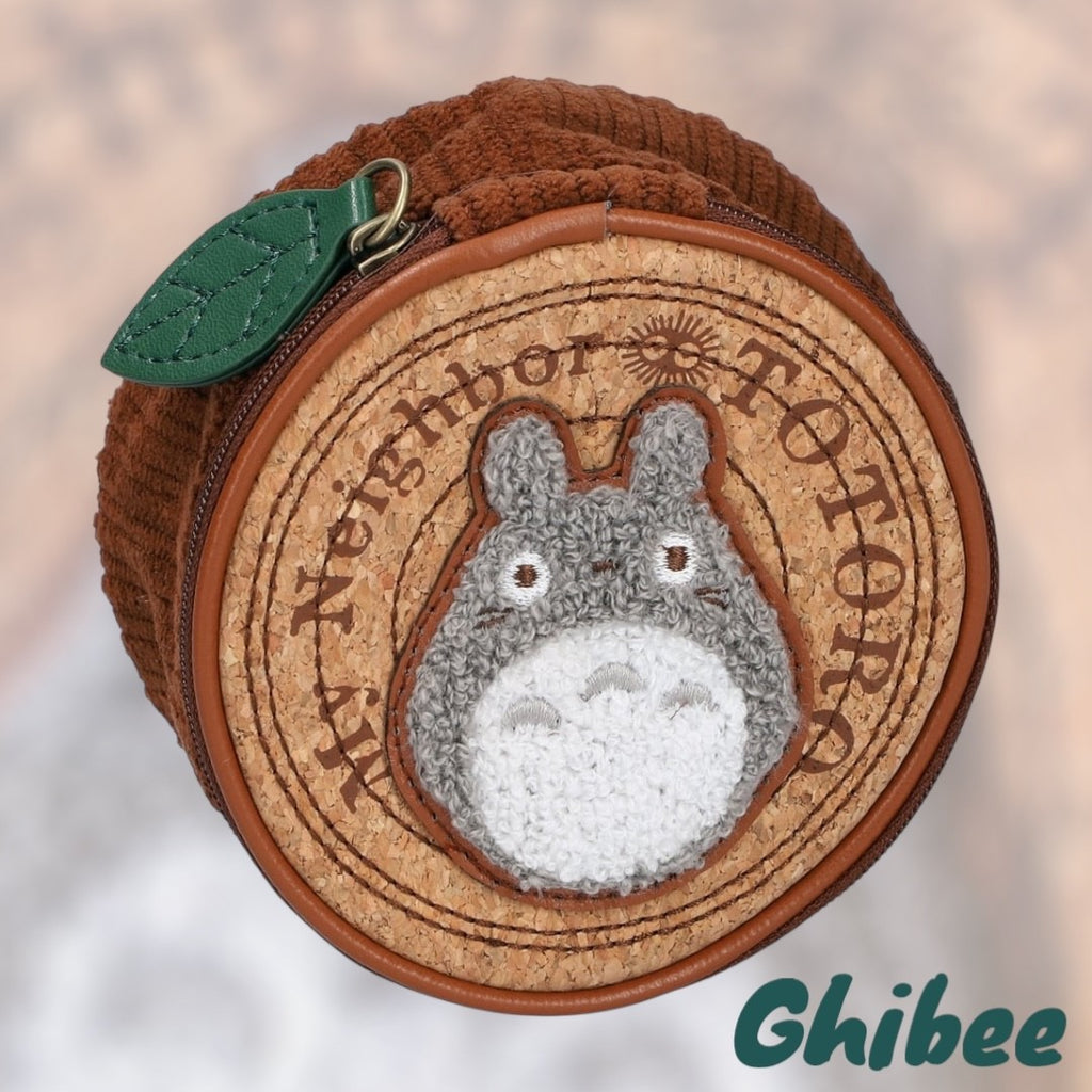 Studio Ghibli My Neighbor Totoro Log Style Pouch S Size Corduroy and Cork Design