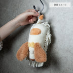 Studio Ghibli Howl’s Moving Castle Hin Mop  Fluffy Cleaning Plush Dog