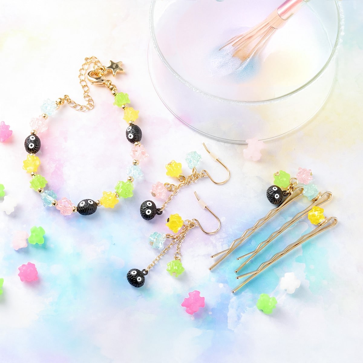 Studio Ghibli Spirited Away Susuwatari Konpeito Bracelet – Mori no Pomponne