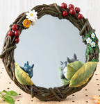 Studio Ghibli Totoro Hide-and-Seek Wreath Table & Wall Mirror Official Benelic