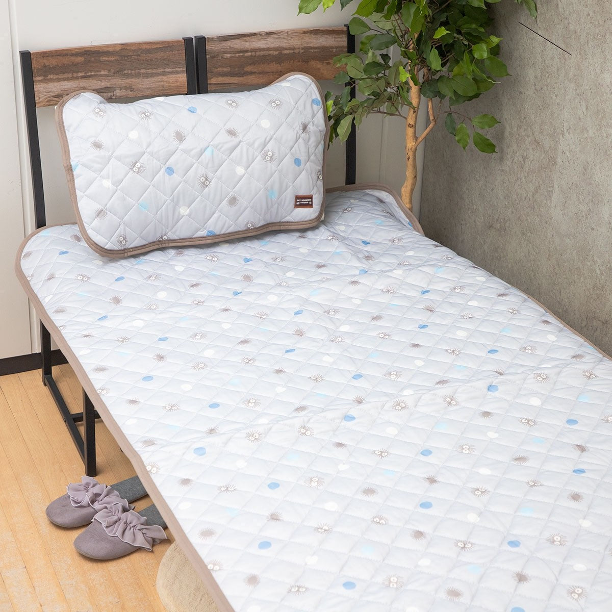 Studio Ghibli My Neighbor Totoro Sepia Kurosuke Cooling Bed Pad 105×205cm