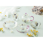 Studio Ghibli Kiki’s Delivery Service Jiji Flower Bouquet Complete Tea Set