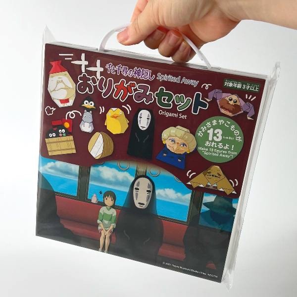 Studio Ghibli Spirited Away Origami Set No Face Craft Kit Gift Kids Japan