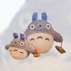 Studio Ghibli My Neighbor Totoro Plush Fluffy Seed Bundle in Hand Edition Rare