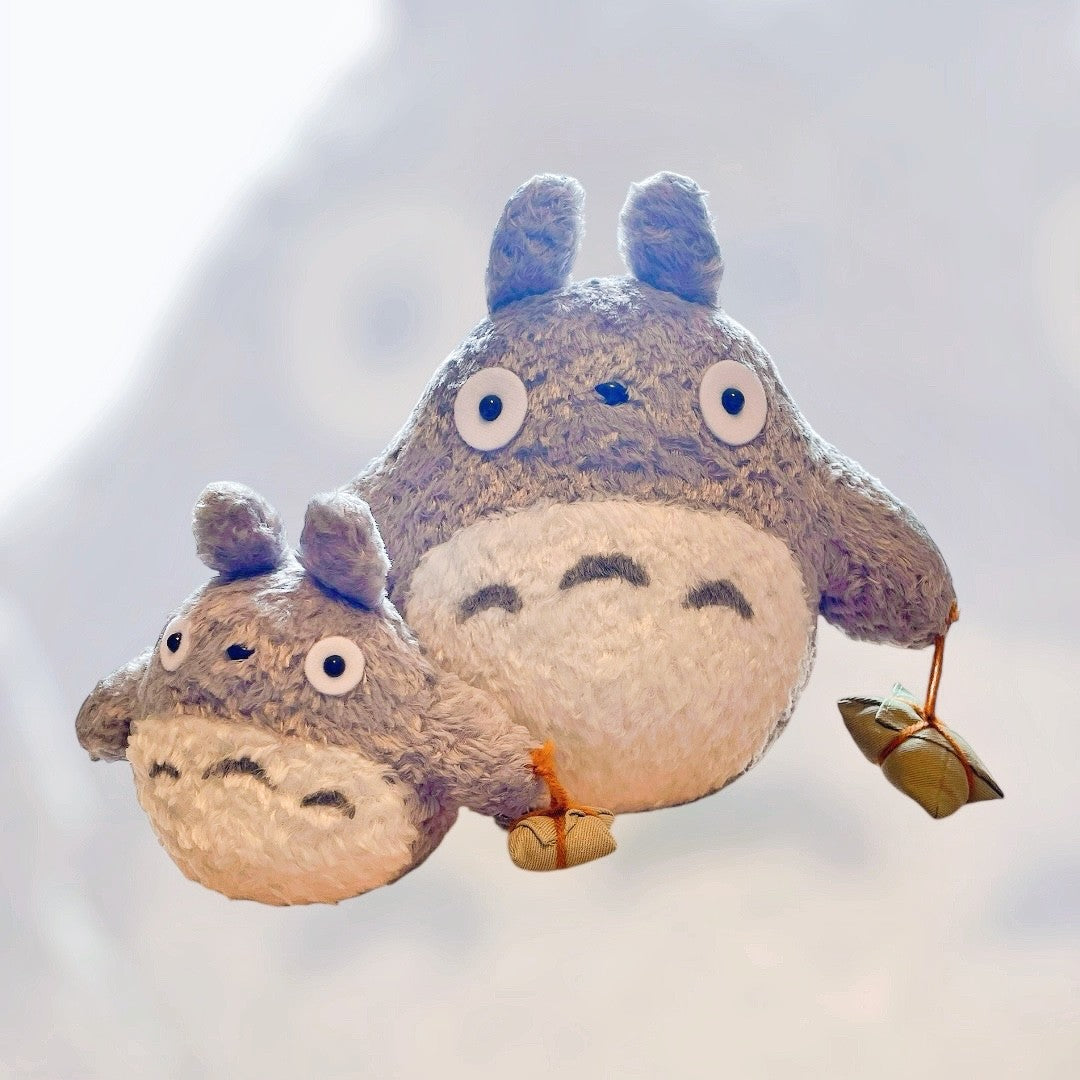 Studio Ghibli My Neighbor Totoro Plush Fluffy Seed Bundle in Hand Edition Rare
