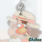 Studio Ghibli Museum My Neighbor Totoro Mei and catbus Emblem Keychain