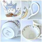 Studio Ghibli Noritake Totoro Bone China Mug Set Mushroom & Grass Motif Gift Box
