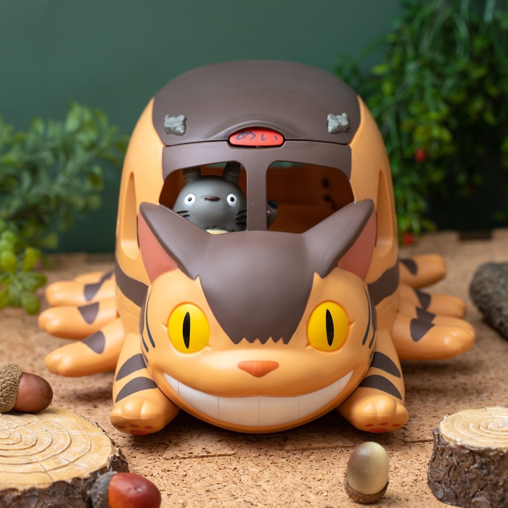 Studio Ghibli My Neighbour Totoro Catbus Interactive Moving Toy Storage Case