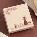 Studio Ghibli Stamp Set Totoro Kiki Jiji Spirited Away Rubber Stamps Japan