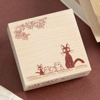 Studio Ghibli Stamp Set Totoro Kiki Jiji Spirited Away Rubber Stamps Japan