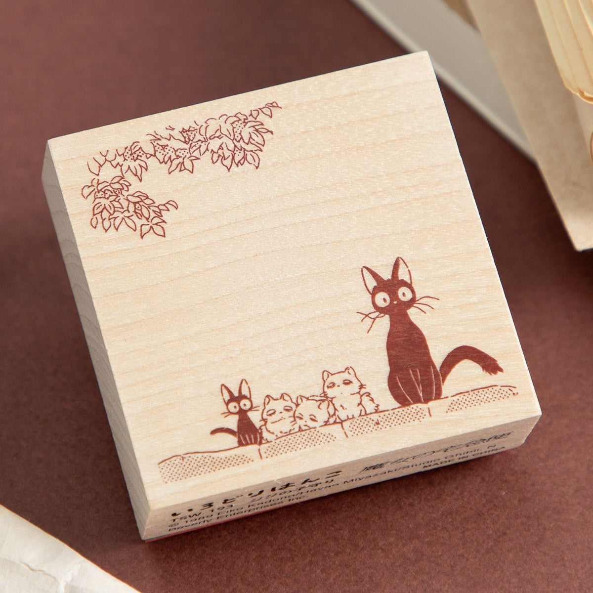 Studio Ghibli Stamp Set Totoro Kiki Jiji Spirited Away Rubber Stamps Japan
