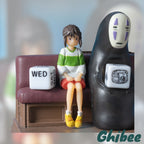 Studio Ghibli Spirited Away Perpetual Calendar  Chihiro  No-Face Scene Figurine
