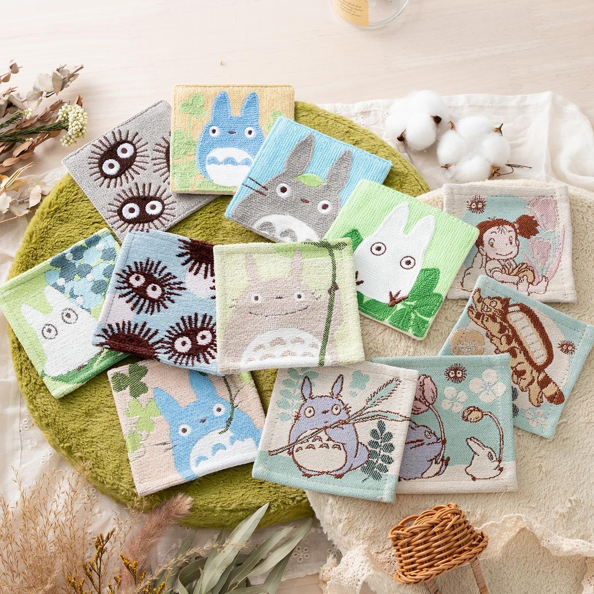 Studio Ghibli My Neighbor Totoro – Gobelin Woven Coaster Set (4 Pieces)