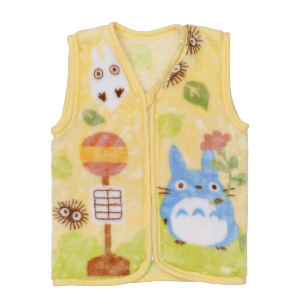 Studio Ghibli Totoro Catbus Jiji Kids Sleeper Vest Soft Warm Gift Japan