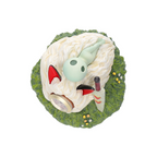 Studio Ghibli Princess Mononoke San Mask Mini Desk Clock Kodama Collectable