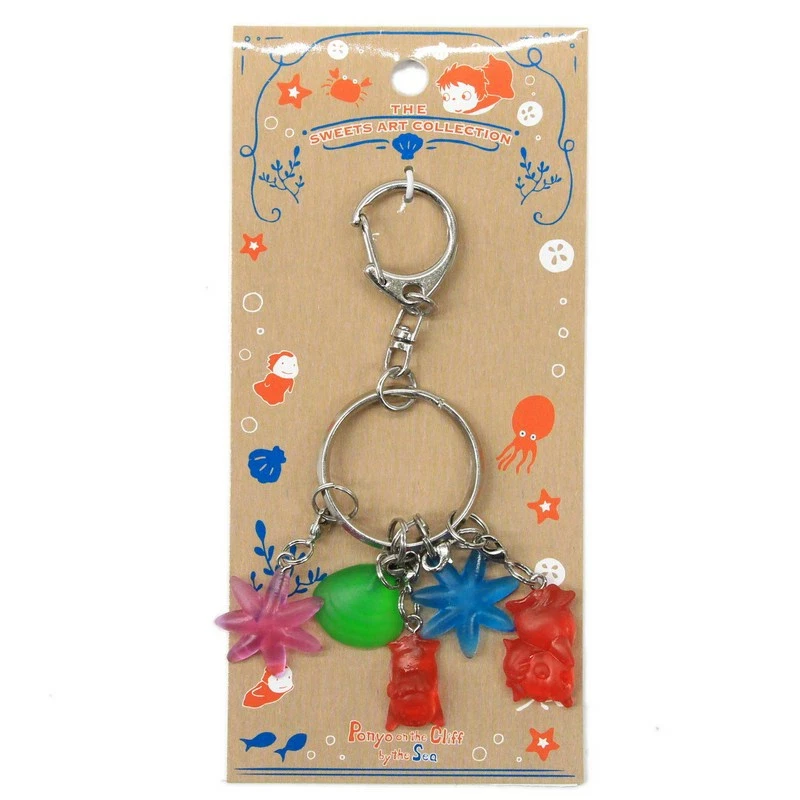 Studio Ghibli Ponyo Keychain Sweets Art Collection Rare Collectable Charm