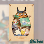 Studio Ghibli My Neighbor Totoro Wood & Paper Theater Wood Style Craft Kit