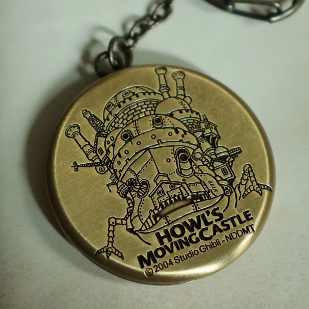 Studio Ghibli Howls Moving Castle Door Dial Keychain Spinning Colour Official