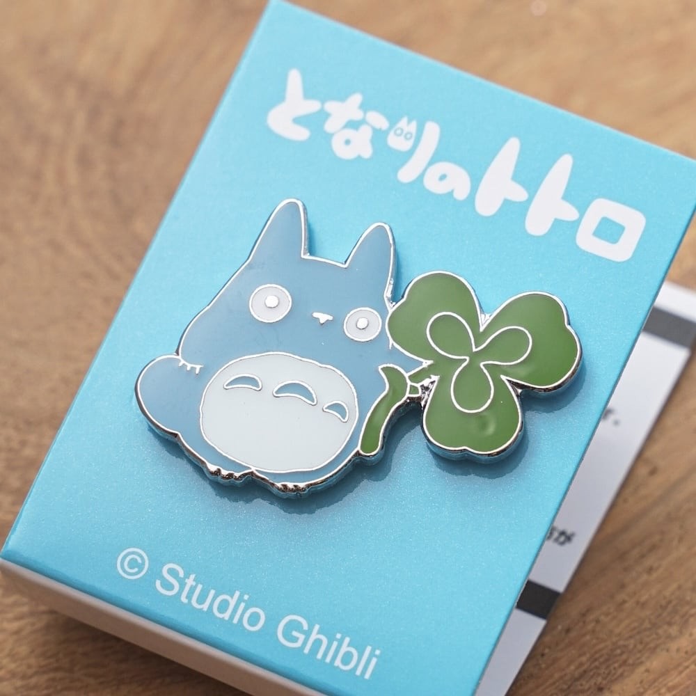 Official Studio Ghibli Ename Pin Badge 38 Designs Totoro Howl Ponyo & More Japan