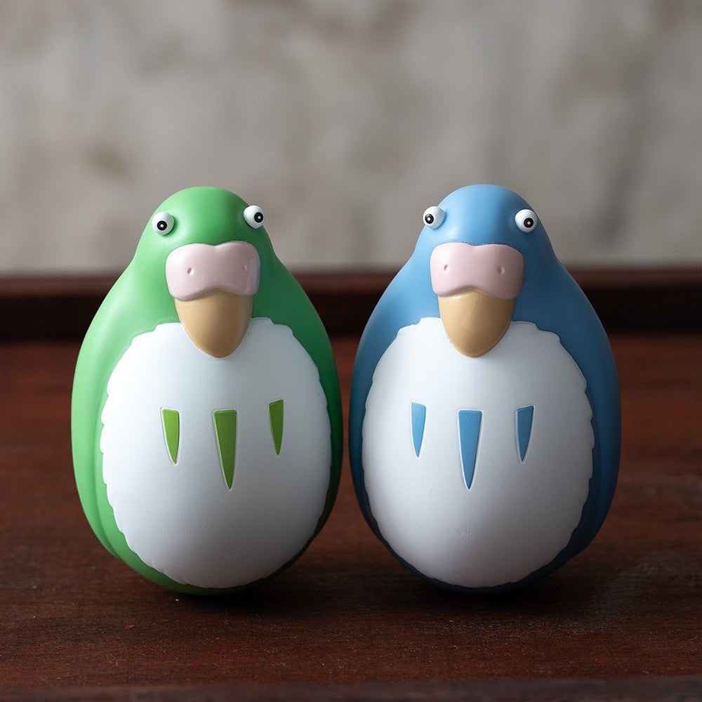 Studio Ghibli The Boy and the Heron Blue Heron Roly-Poly Mascot Figure by Ensky