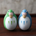 Studio Ghibli The Boy and the Heron Blue Heron Roly-Poly Mascot Figure by Ensky