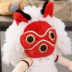 Studio Ghibli Princess Mononoke San Plush Beanbag Doll Masked Soft Toy 21cm