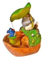 Studio Ghibli My Neighbor Totoro Small Water Fountain Leaf Umbrella Design
