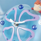 Studio Ghibli Ponyo Jellyfish Mini Desk Clock Japan Anime Cute Gift Room Decor