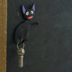 Studio Ghibli Kiki’s Delivery Service Jiji Magnetic Hook – Tail Hanger Key Holde