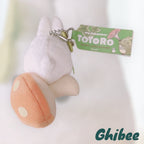 Studio Ghibli My Neighbor Totoro Small Totoro Mushroom Keychain Rare Collectable