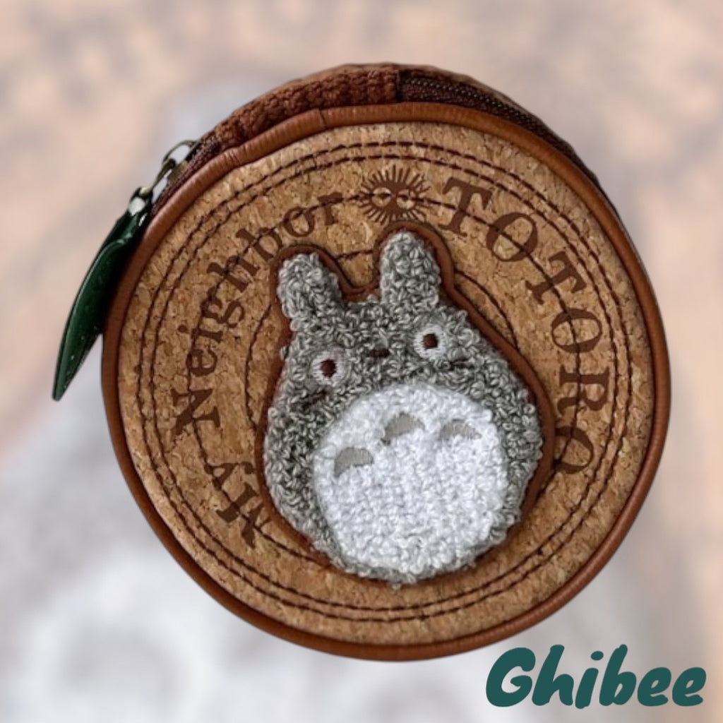 Studio Ghibli My Neighbor Totoro Log Style Pouch S Size Corduroy and Cork Design