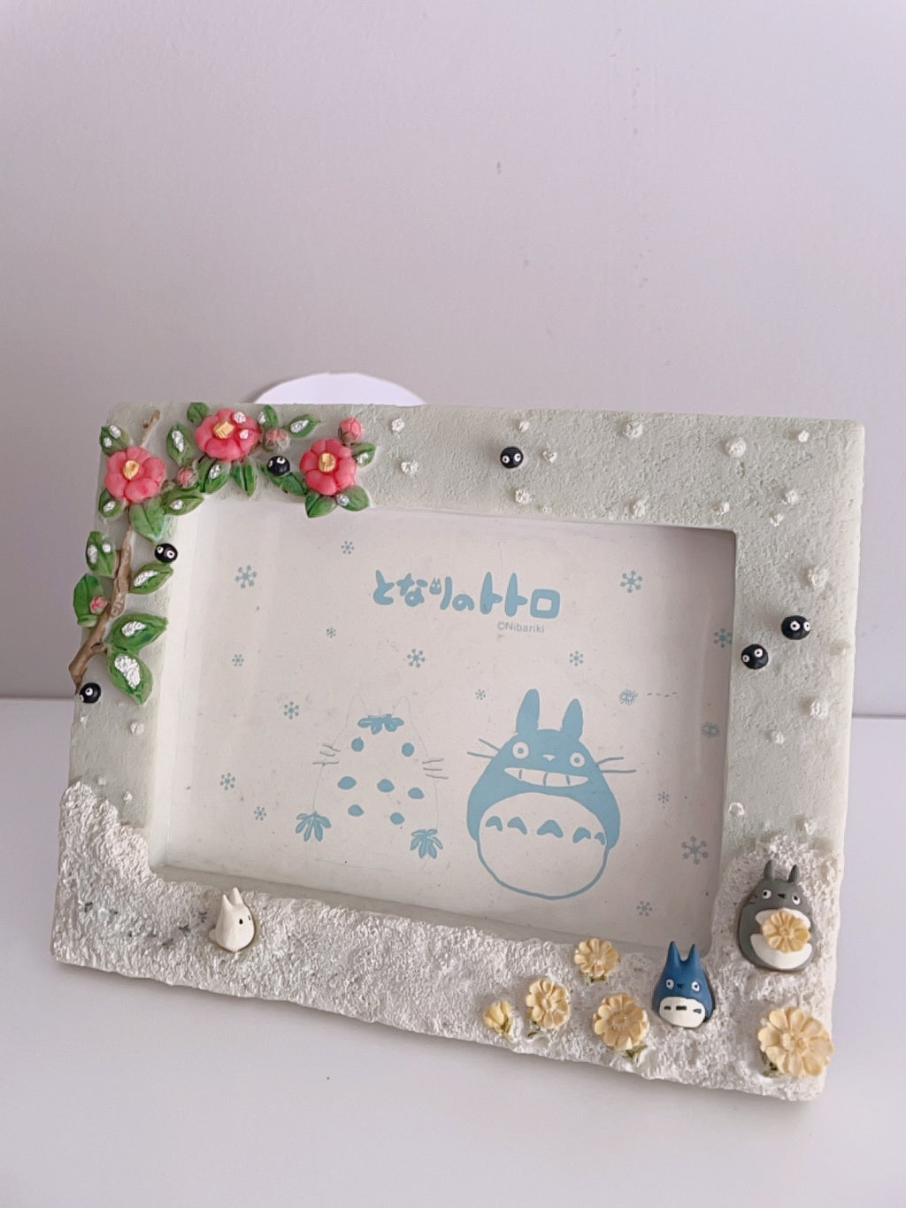 Studio Ghibli Totoro My Neighbor Winter Wildflower Photo Frame Rare Collectable