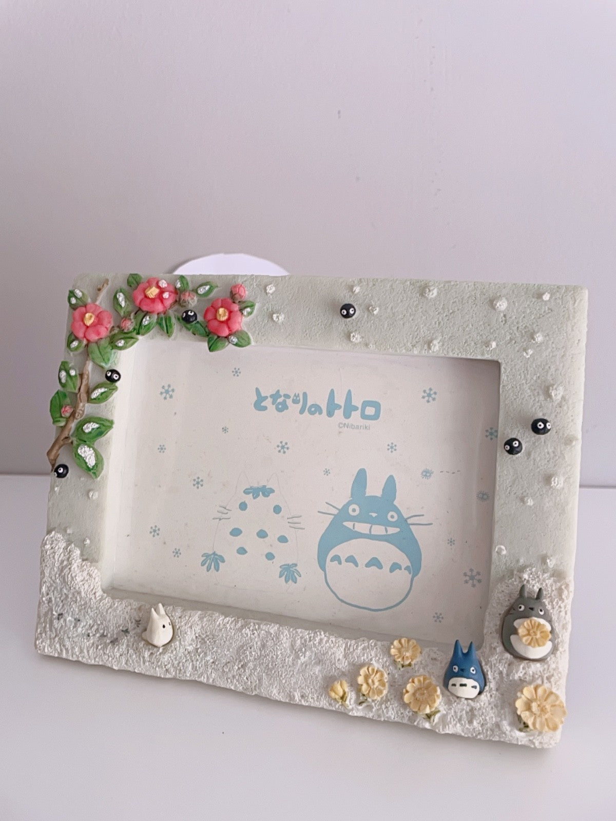 Studio Ghibli Totoro My Neighbor Winter Wildflower Photo Frame Rare Collectable