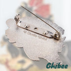 Studio Ghibli Kiki’s Delivery Service Brooch Kiki & Jiji on Broomstick GB-08