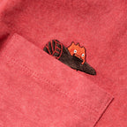 Studio Ghibli Howl’s Moving Castle x Good On Pocket Embroidery T-Shirt Calcifer