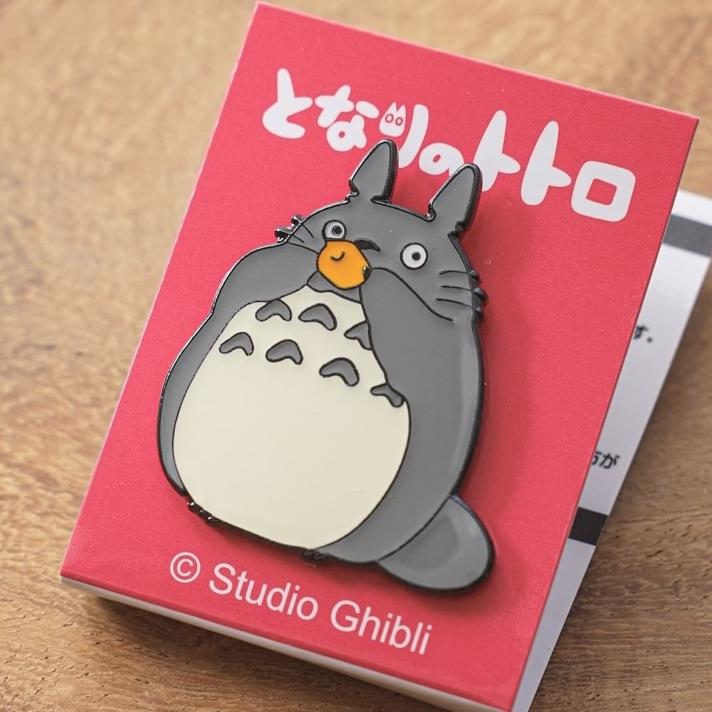 Official Studio Ghibli Ename Pin Badge 38 Designs Totoro Howl Ponyo & More Japan