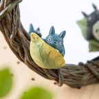 Studio Ghibli Totoro Hide-and-Seek Wreath Table & Wall Mirror Official Benelic