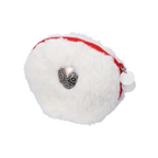 Studio Ghibli Princess Mononoke San Faux Fur Shell Pouch Mask Shell Zipper Pull