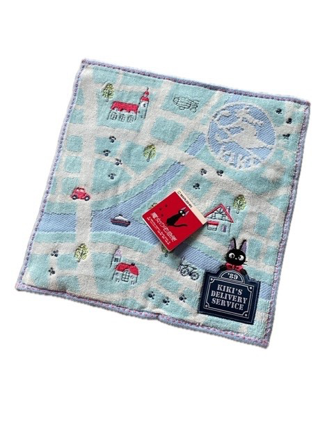 Studio Ghibli Mini Towel 25x25cm 100% Cotton Totoro Laputa & More Japan