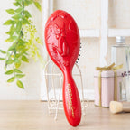 Studio Ghibli Kiki’s Delivery Service – Red Hairbrush with Jiji, Ribbon & Rose R