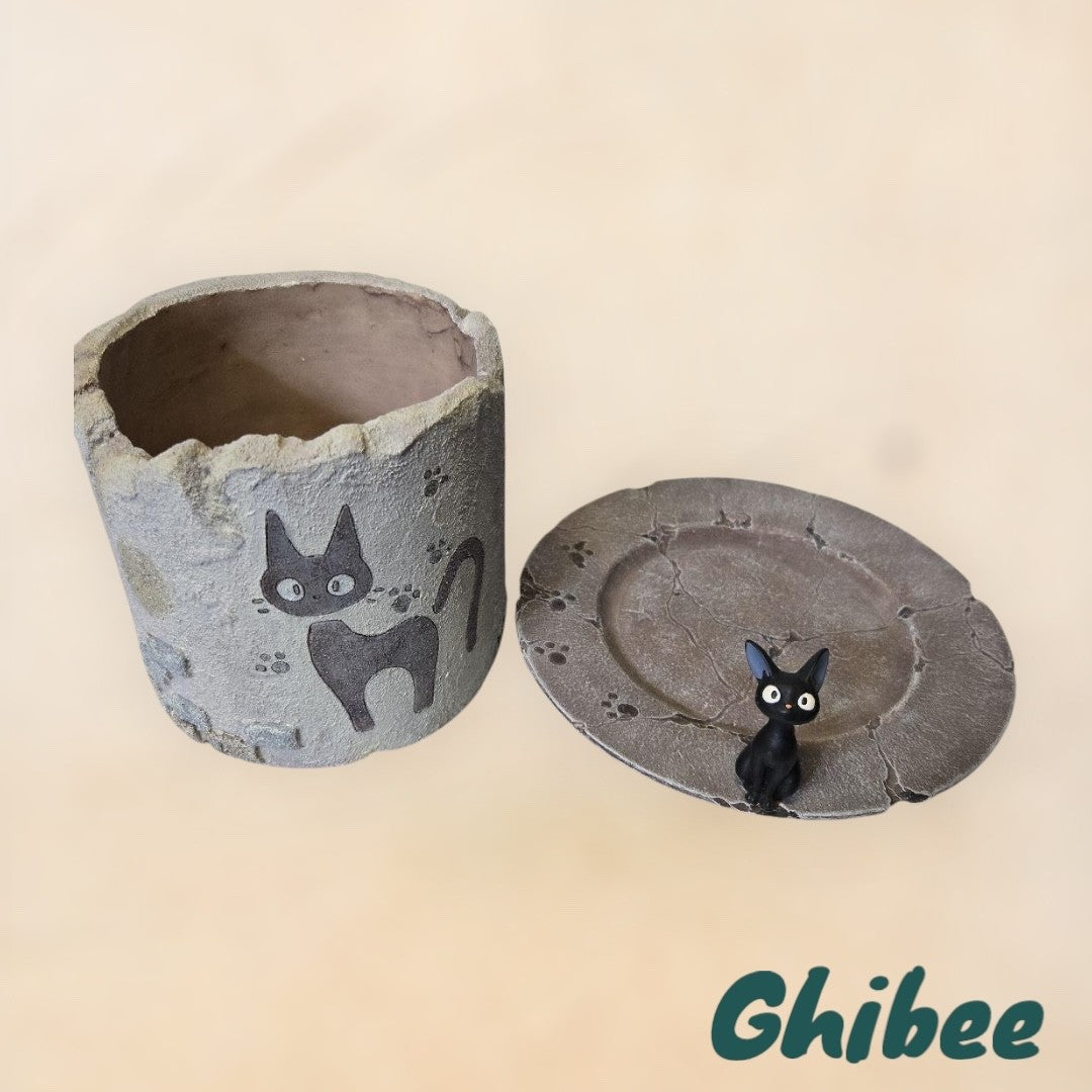 Studio Ghibli Kiki's Delivery Service Jiji World Planter Rare Collectable
