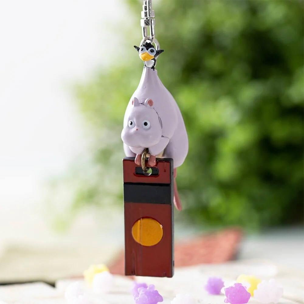Studio Ghibli Official 3D 360 Keyring Character Charm Howl Ponyo 9 Styles Japan