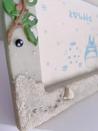 Studio Ghibli Totoro My Neighbor Winter Wildflower Photo Frame Rare Collectable