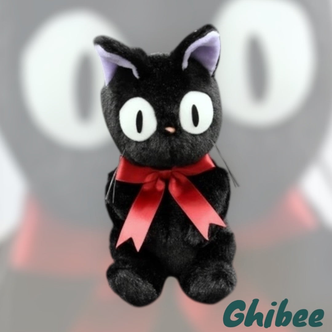 Studio Ghibli Kiki’s Delivery Service “Fluffy Sitting Jiji” Plush Toy S Size – S