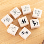 Studio Ghibli My Neighbor Totoro Drawstring Bag & Wooden Stamp Set